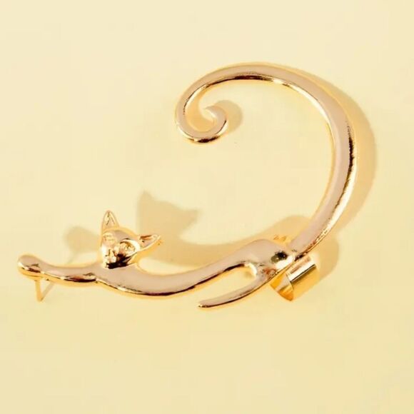 Design with Gold/Silver Cat Ear Wrap Catlovers Style ( 1 Pc ) - Picture 9 of 10